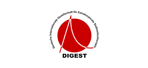 Logo der Deutschen Gesellschaft für Stoßwellentherapie (DIGEST) - Fachgesellschaft für extrakorporale Stoßwellentherapie